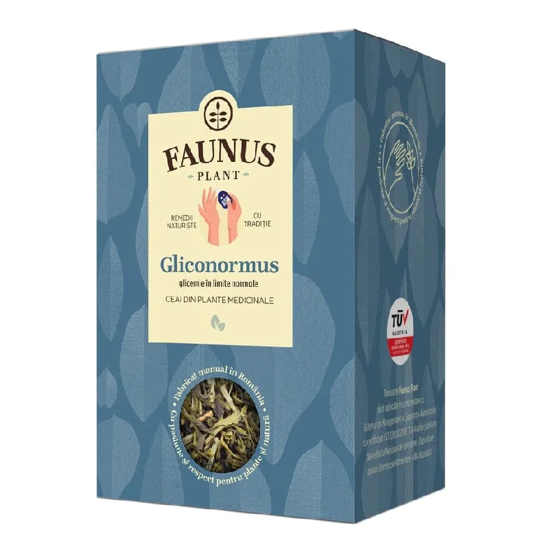 Ceai Gliconormus, 90 G, Faunus Plant