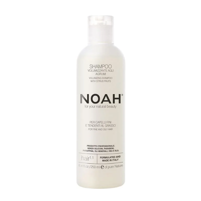 Noah Sampon Natural Volumizant Cu Citrice Pentru Par Fin Si Gras (1.1), 250Ml
