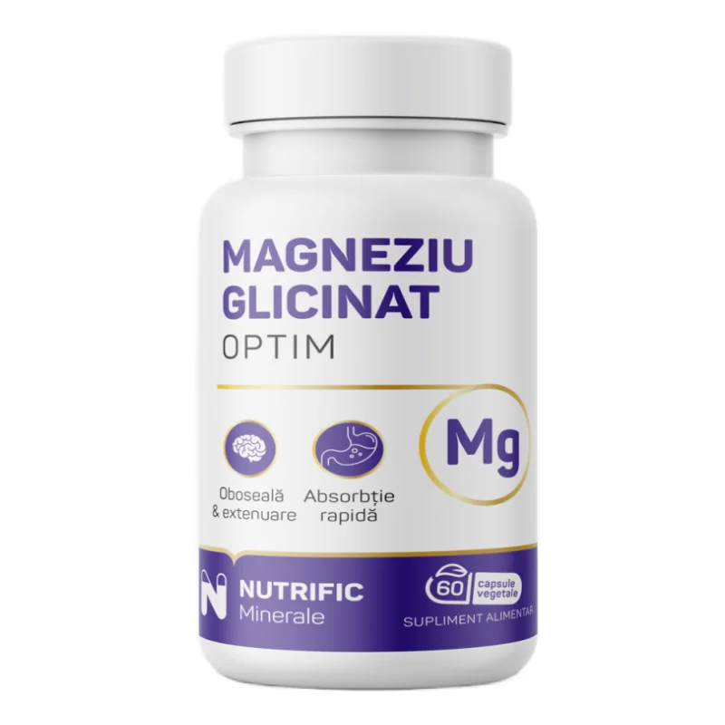 Magneziu Glicinat, 60 Capsule, Nutrific