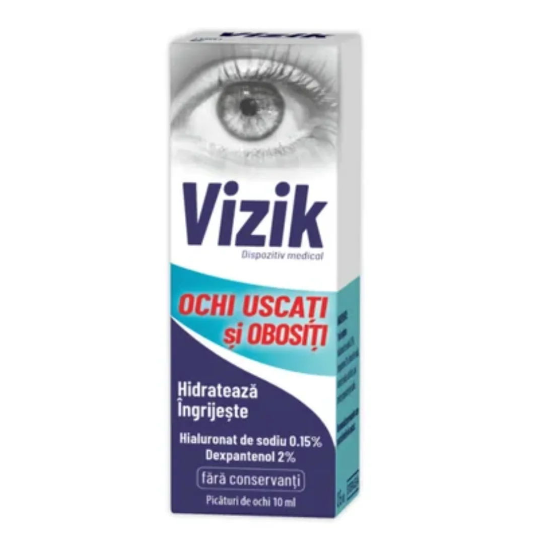 Vizik Picături Pentru Ochi Uscați Și Obosiți, 10ml, ZDROVIT