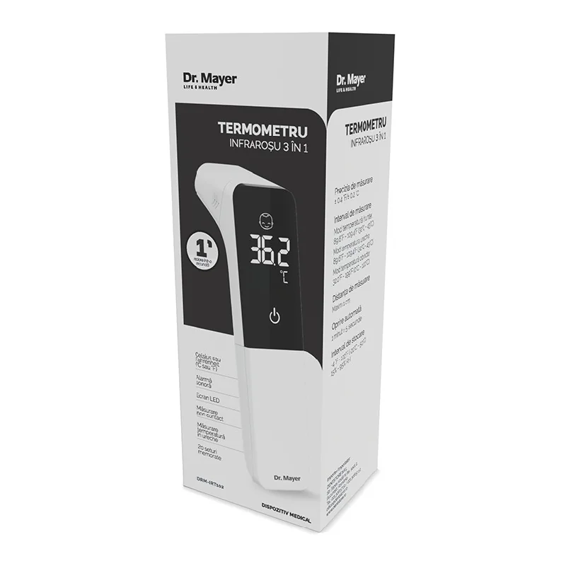 Termometru Cu Infrarosu 3in1, Dr Mayer