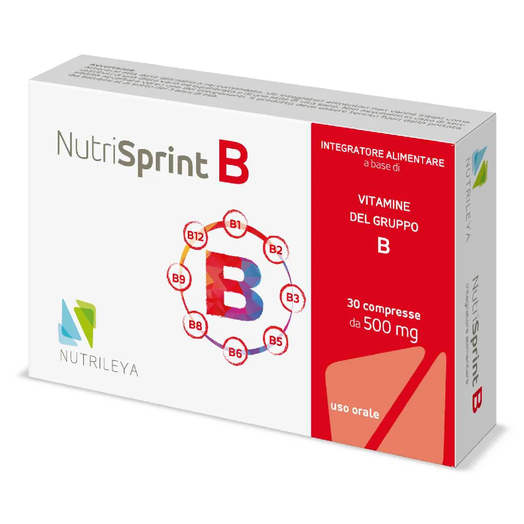 NUTRISprint Vitamina B, 500 Mg, 30 Comprimate, Nutrileya