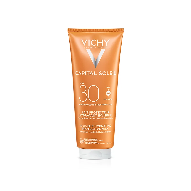 Lapte Hidratant Pentru Protectie Solara Spf 30+ Capital Soleil, 300 Ml, Vichy