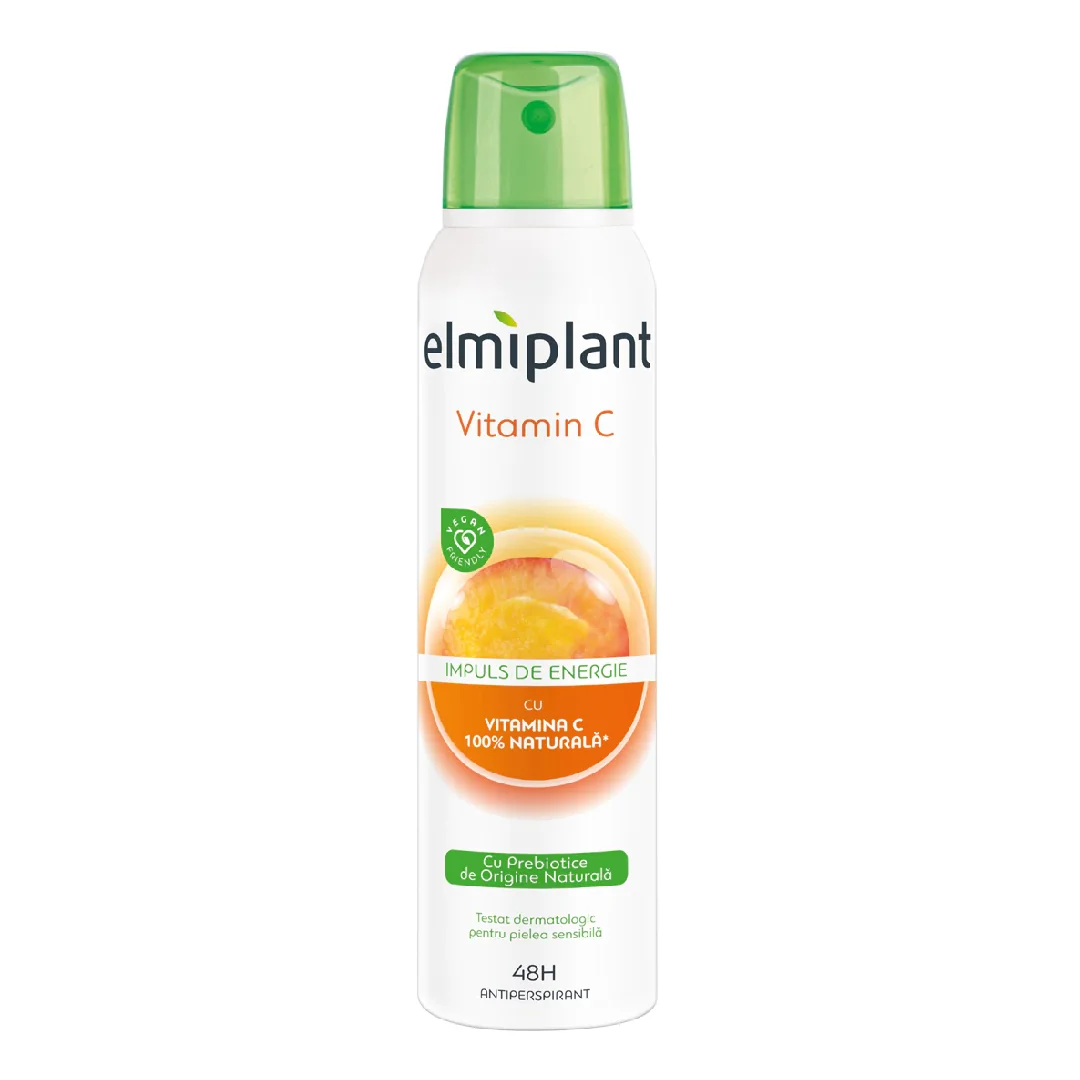 Deodorant Antiperspirant Spray Vitamina C, 150 Ml, Elmilpant