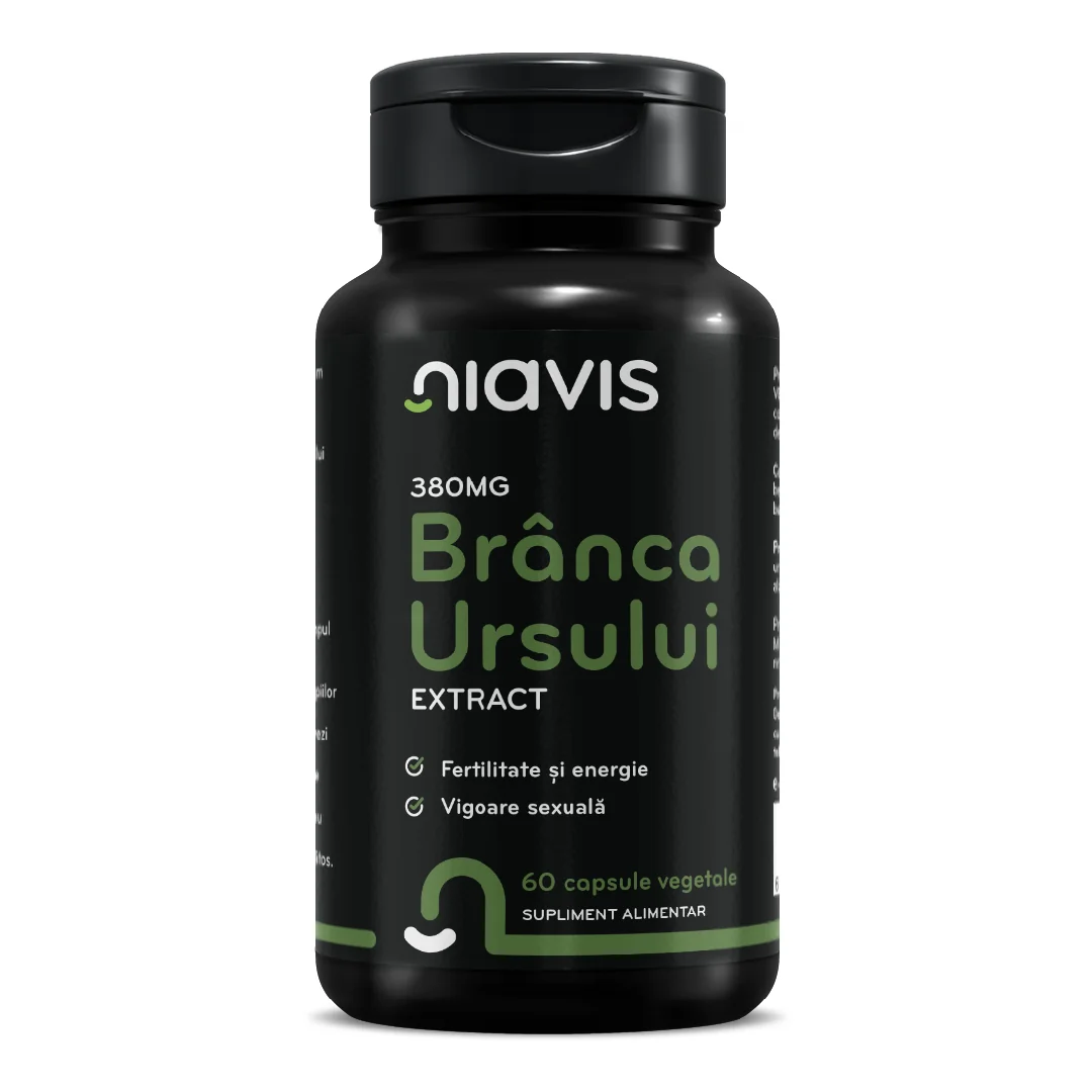 Branca Ursului Extract, 380 Mg, 60 Capsule, Niavis