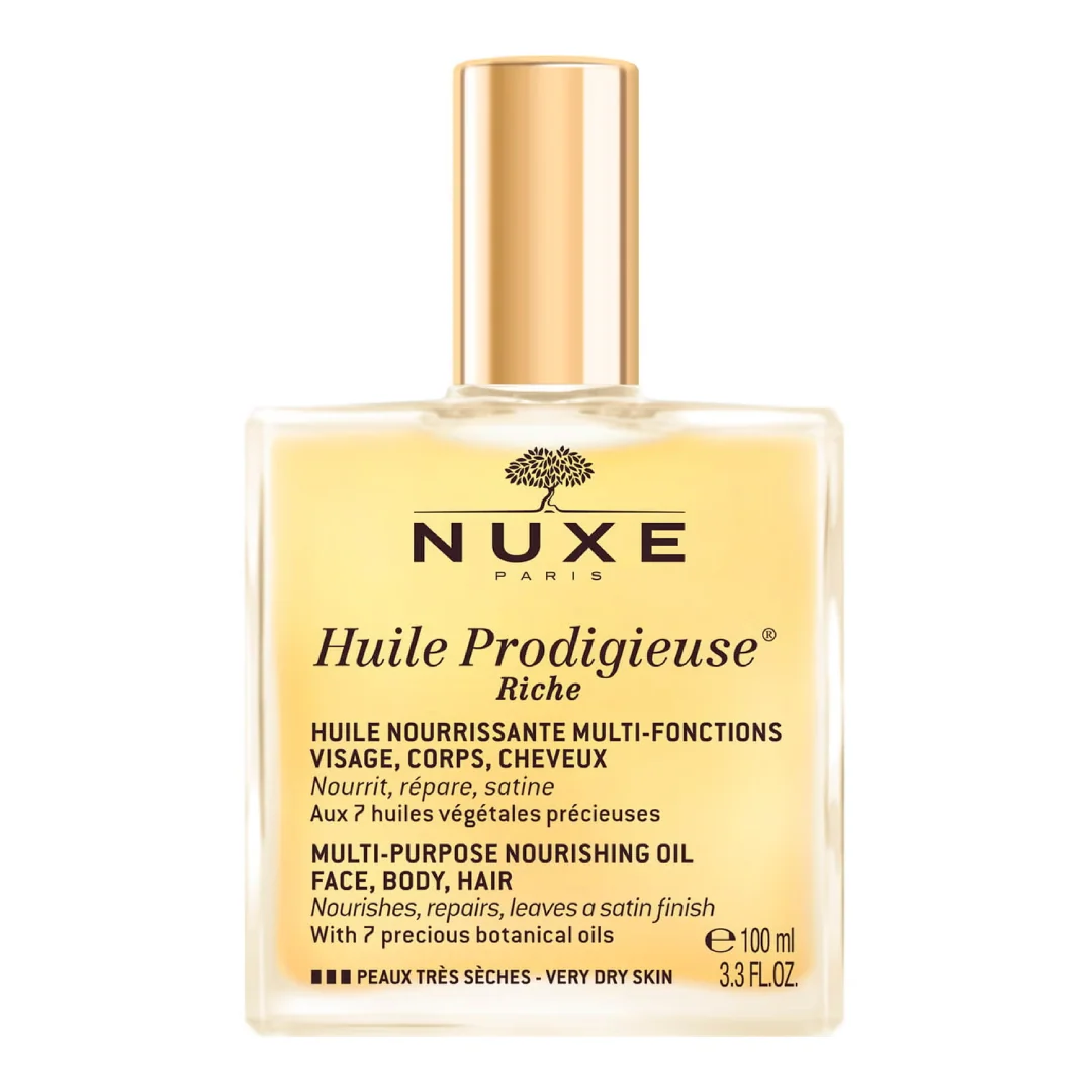 Ulei Intens Hidratanț pentru Față, Corp și Par Riche Huile Prodigieuse, 100ml, Nuxe