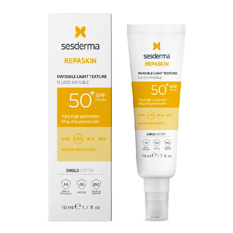 Fluid Invizibil Pentru SPF50+ Repaskin, 50 Ml, SESDERMA