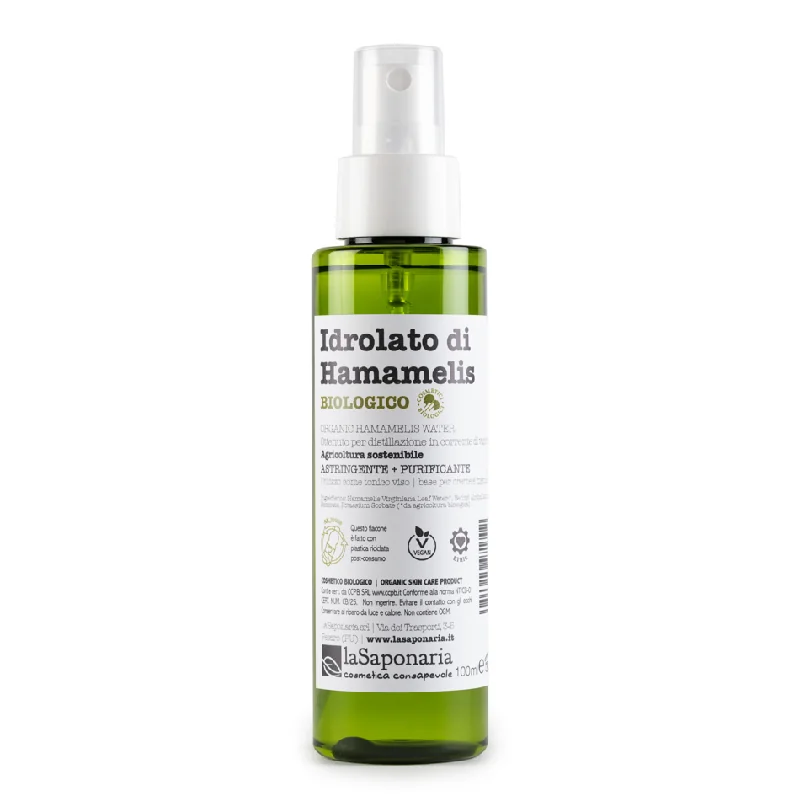 Hidrolat Bio Decongestionant de Hamamelis, 100ml, La Saponaria