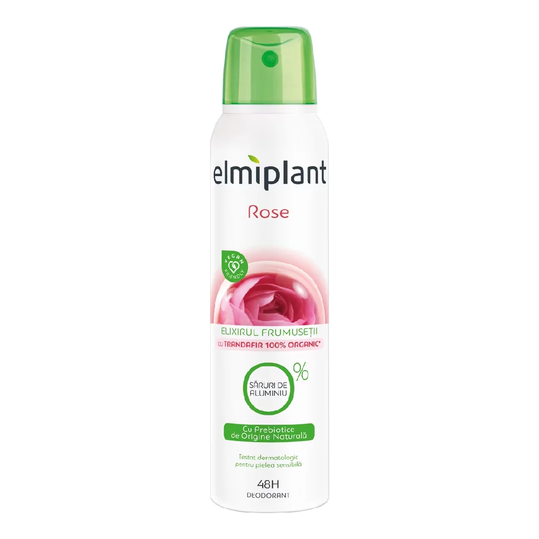 Deodorant Antiperspirant Spray Rose, 150ml, Elmiplant