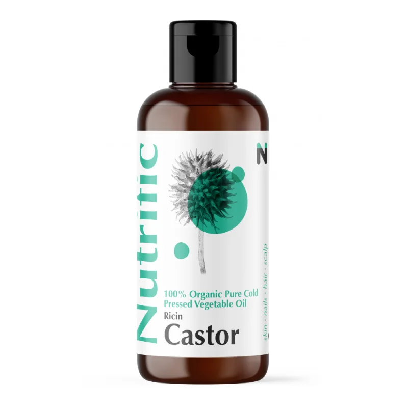 Ulei De Ricin Organic Presat La Rece, 50Ml, Nutrific