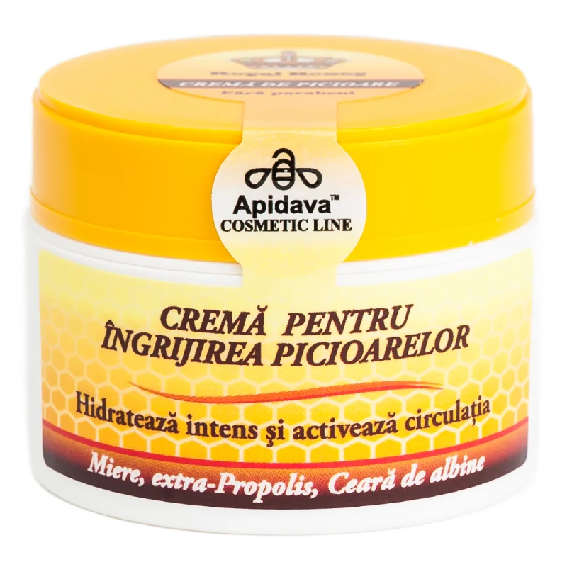 Crema Pentru Îngrijirea Picioarelor, 50 Ml, Apidava