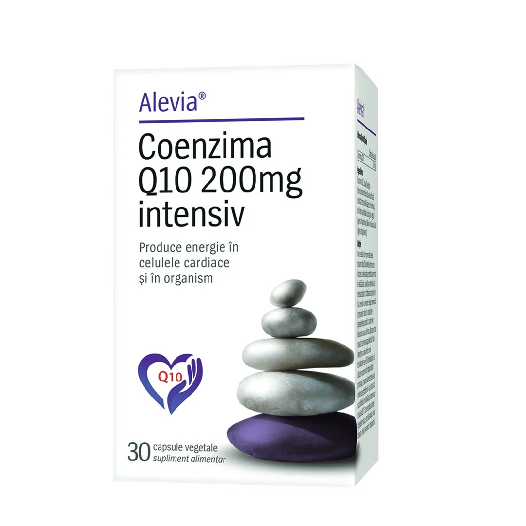 Coenzima Q10 Intensiv 200mg, 30 Comprimate, Alevia