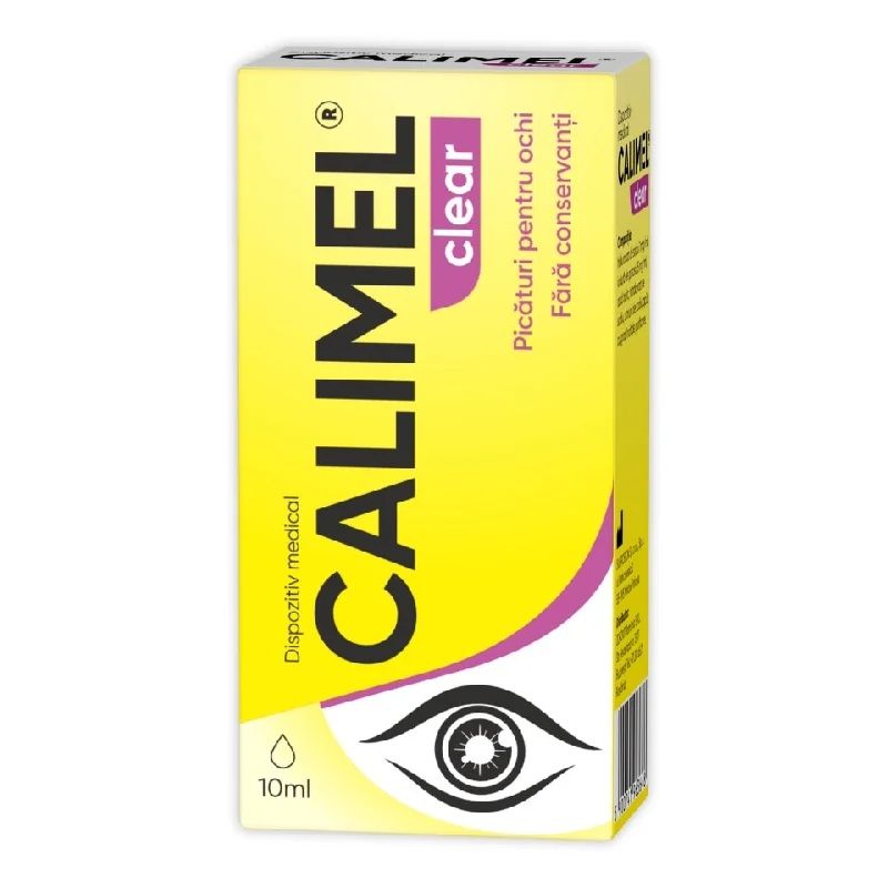 Picături Pentru Ochi Calimel Clear, 10ml, Zdrovit