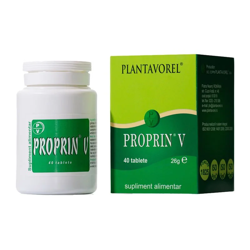 Proprin V, 40 Tablete, Plantavorel