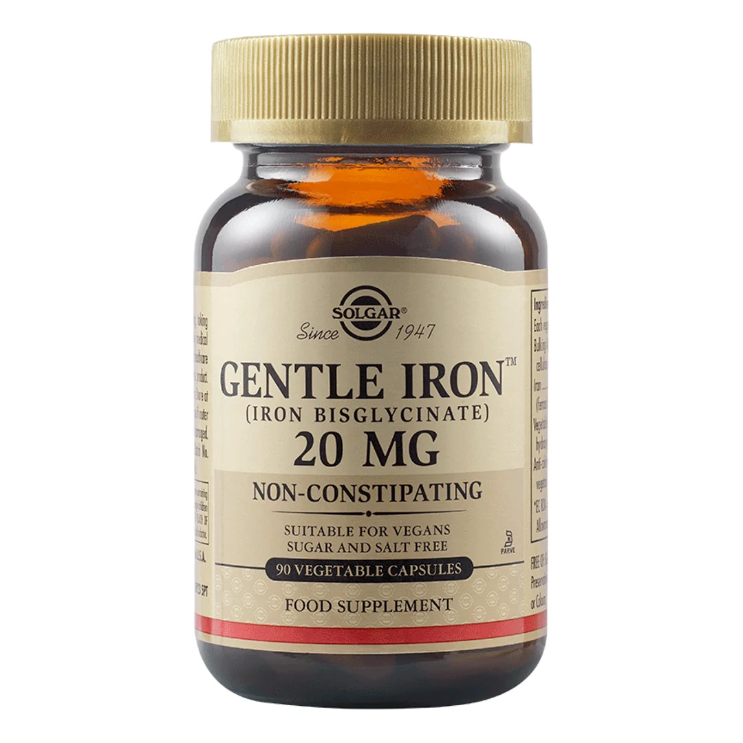 Gentle Iron, 20 Mg, 90 Capsule, SOLGAR