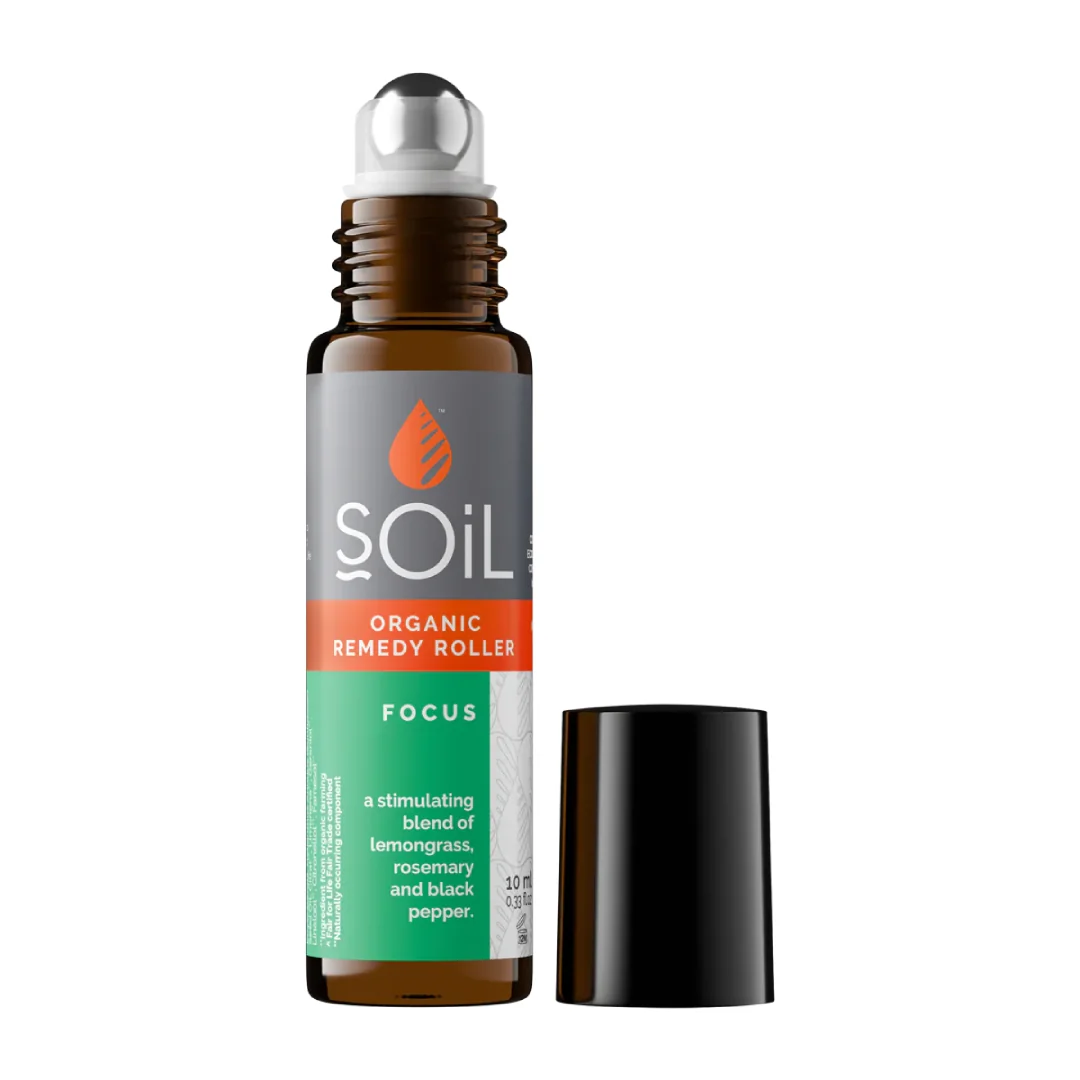 Roll-On Cu Uleiuri Esențiale Focus, 10ml, SOiL