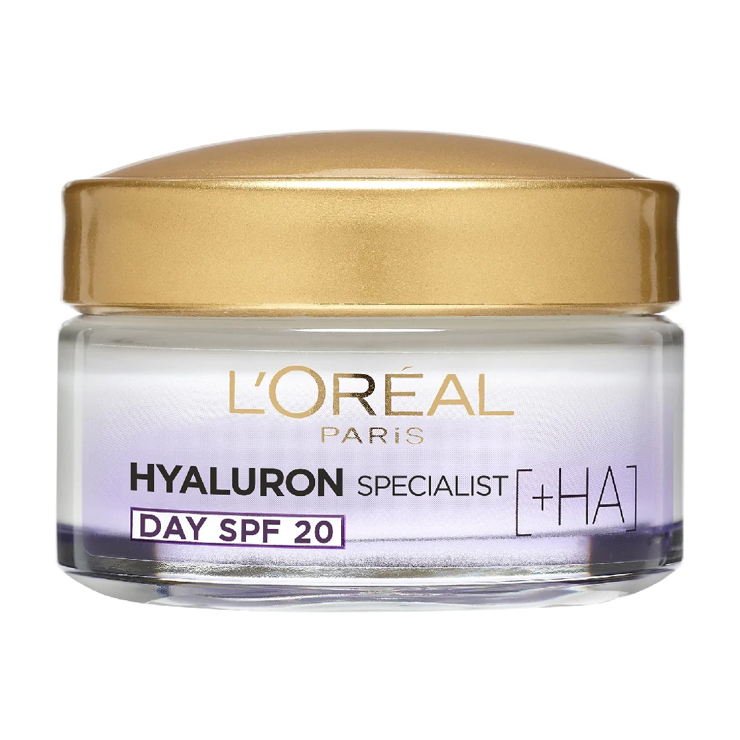 Crema Antirid Hidratanta De Zi Cu Spf 20 Hyaluron Specialist, 50 Ml, L'Oreal