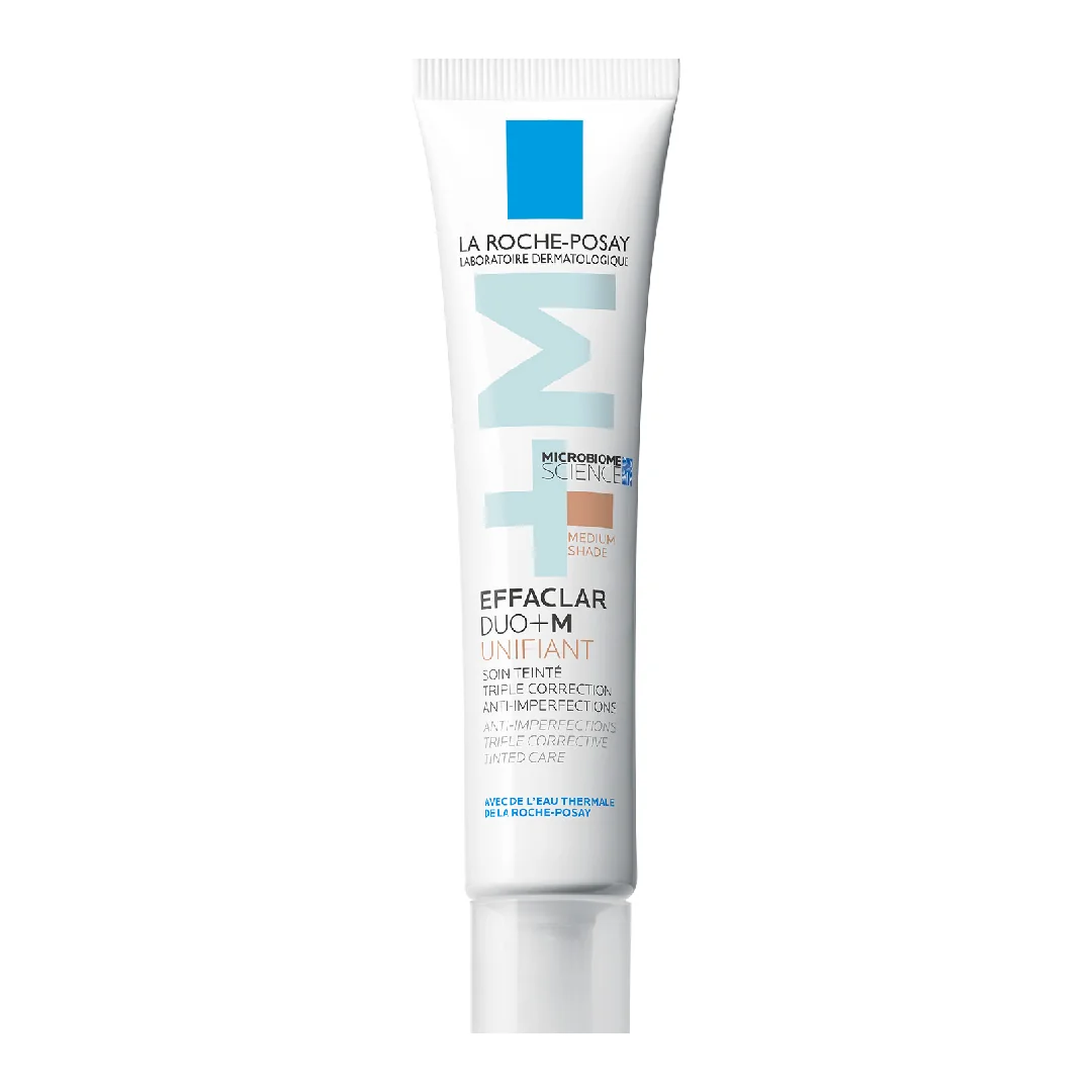 Gel Crema Anti- Imperfecțiuni Cu Pigment De Culoare Effaclar Duo+M, Nuanta Medium, 40 Ml, La Roche-Posay