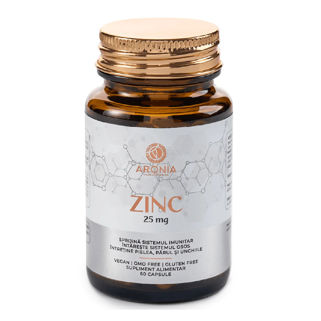 Zinc, 25mg, 60 Tablete, Aronia Charlottenburg