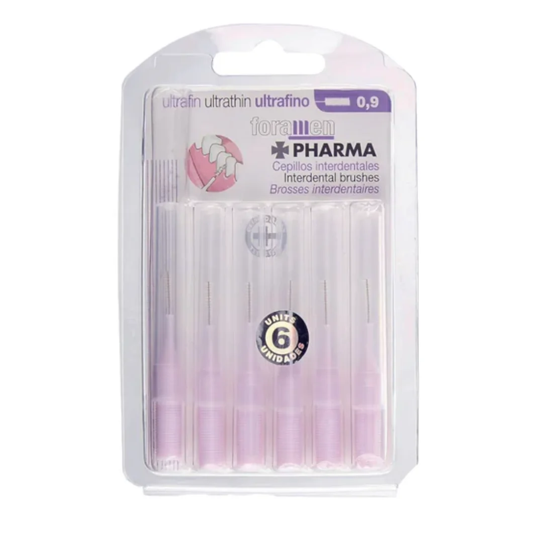Periute Interdentare Ultrafine, 0.9-1 Mm, 6 Bucati, Foramen Pharma