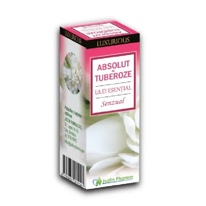 Ulei Esențial Absolute De Tuberoză Luxurious, 10 Ml, Justin Pharma
