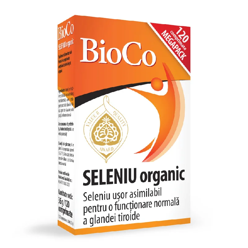 Seleniu Organic 120 Comprimate BioCo