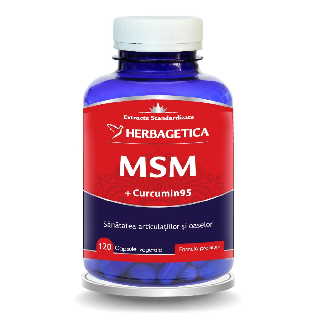 Msm + Curcumin95, 120 Capsule, Herbagetica