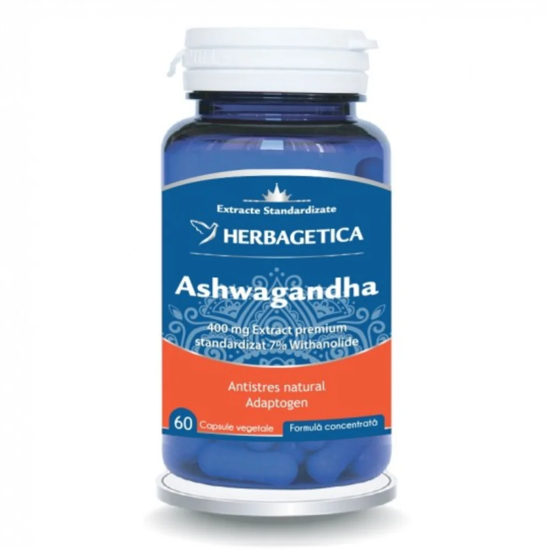 Ashwagandha, 60 Capsule, Herbagetica