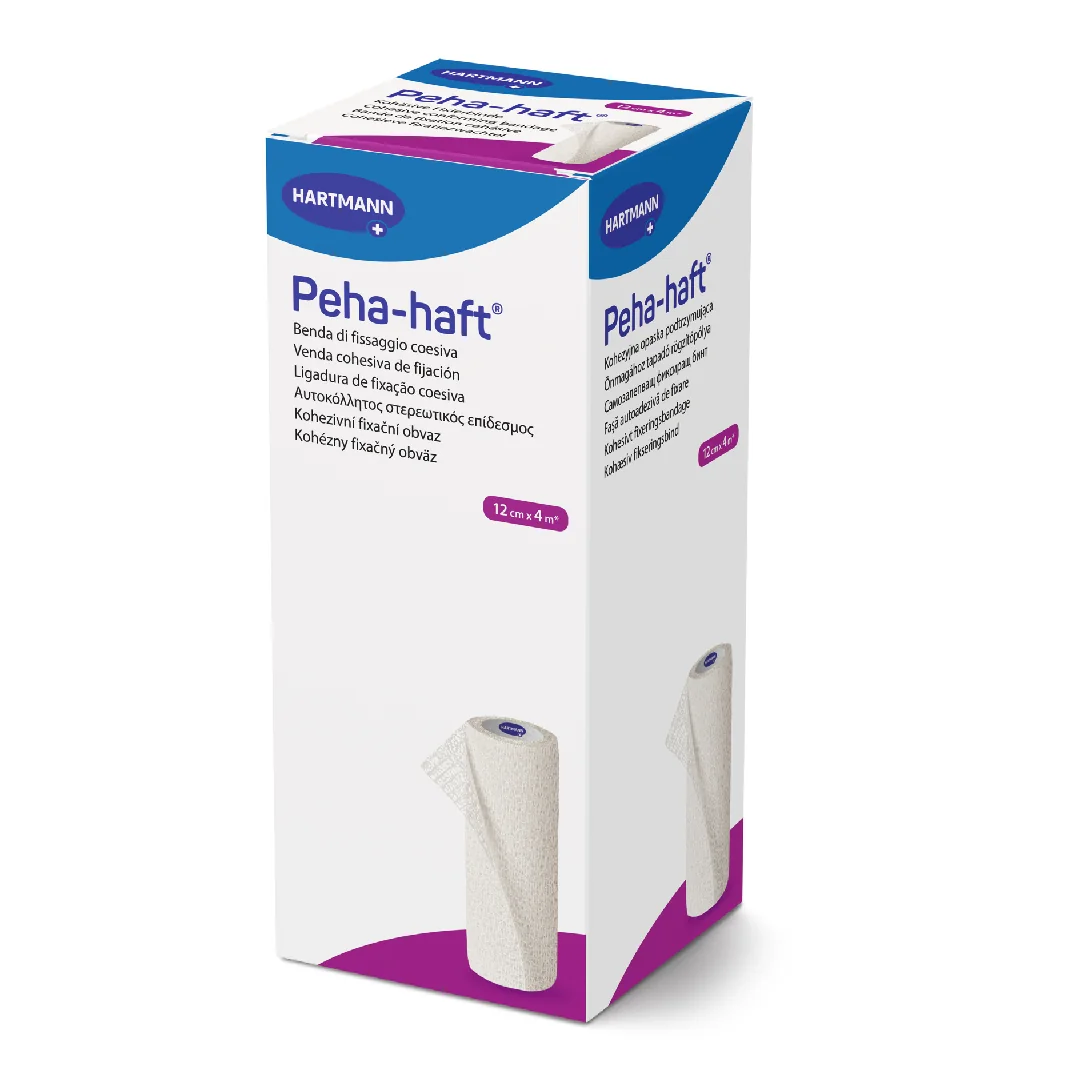 Fasă Elastică Autoadezivă Peha-Haft, 12 Cm * 4 M, Hartmann
