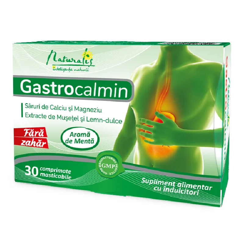Gastrocalmin, 30 Comprimate, Naturalis