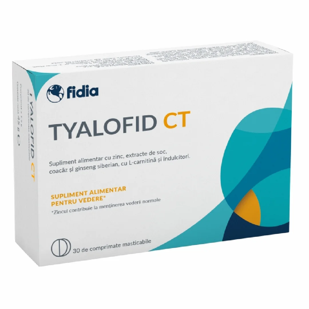 TyaloFid CT, 30 Comprimate Masticabile, Fidia Farmaceutici