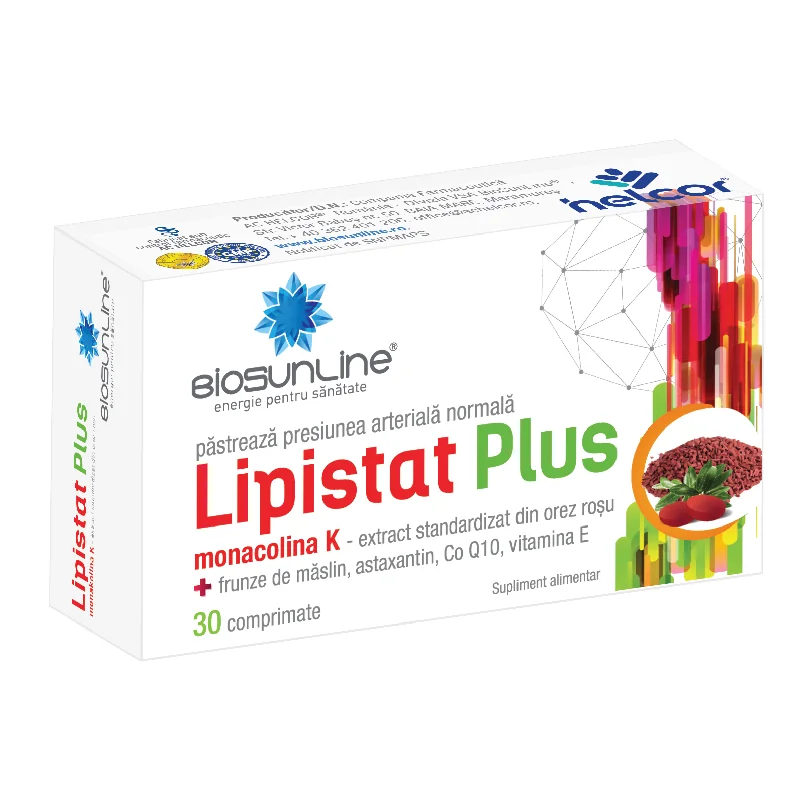 Lipistat Plus, 30 Comprimte, Helcor