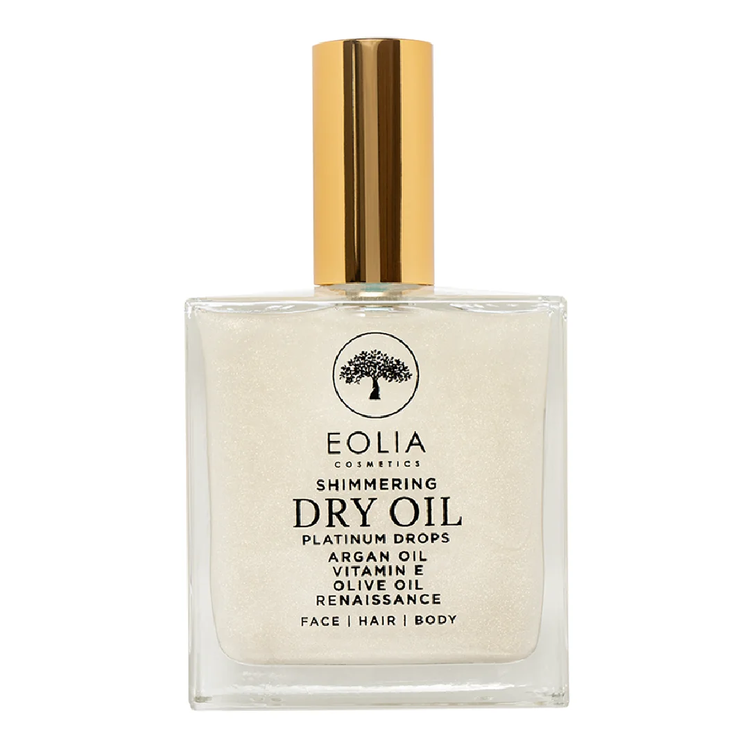Ulei Uscat Cu Sclipici, Platinum Drops, 100 Ml, Eolia