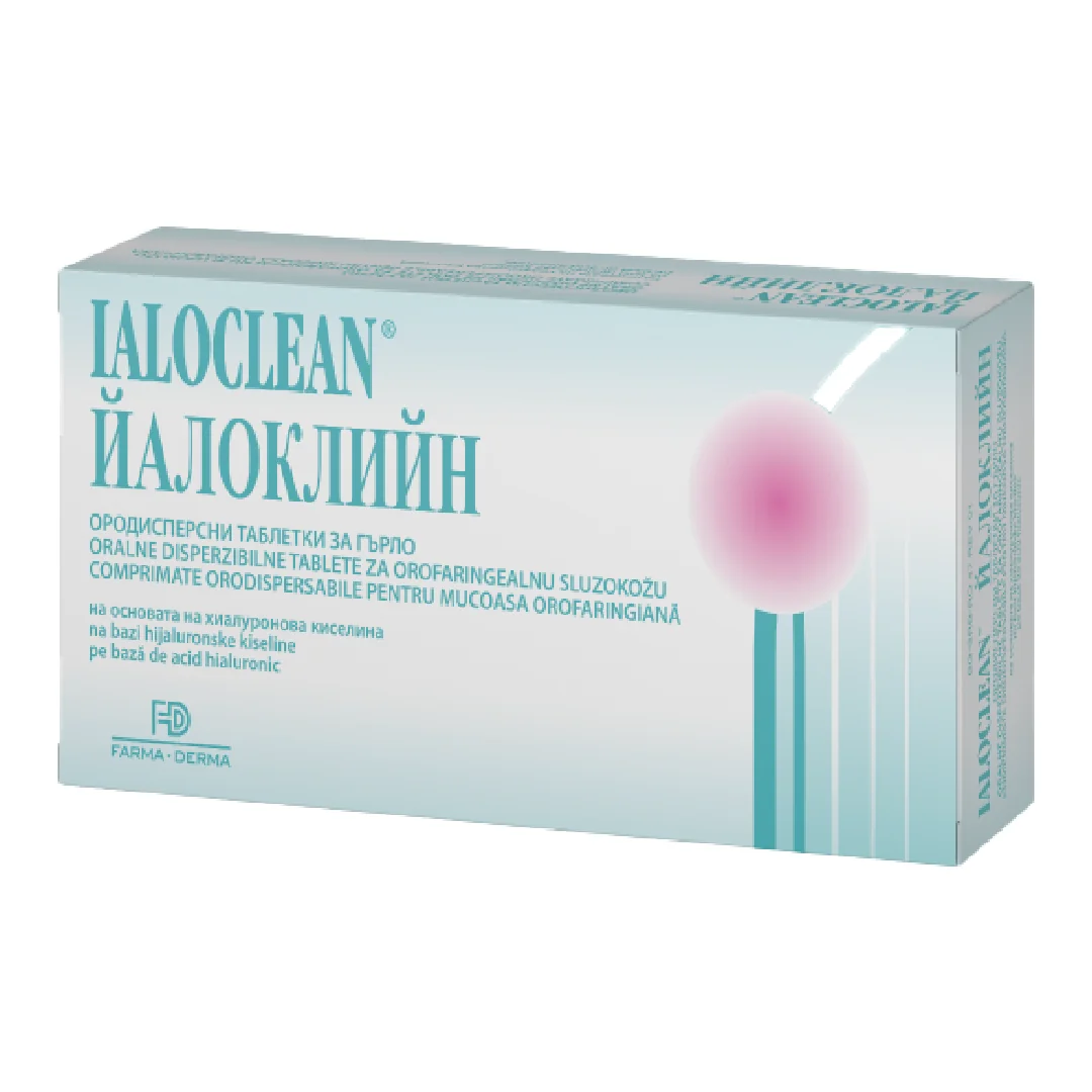 Ialoclean Orodispersabil, 30 Comprimate, Naturpharma
