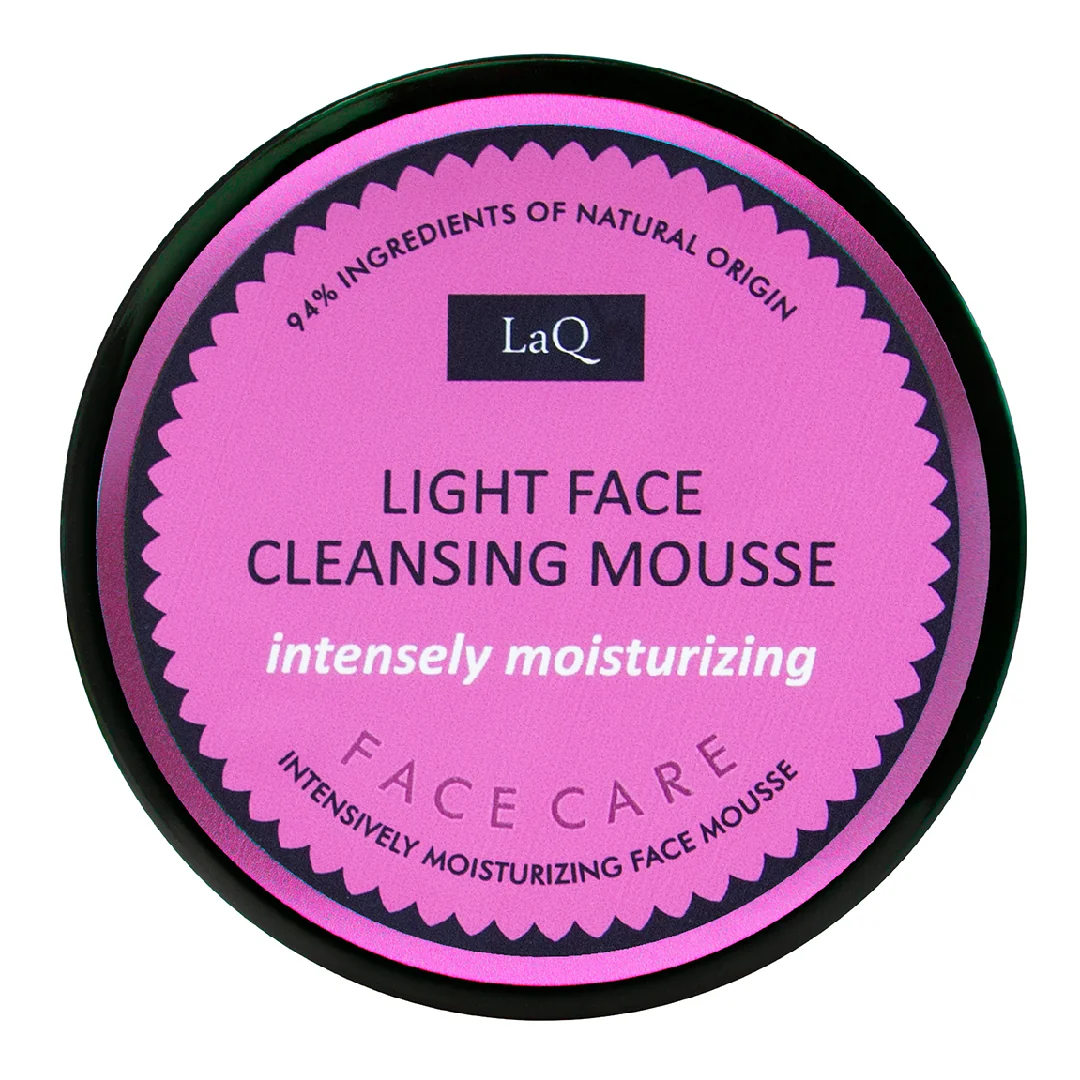 Spuma Pentru Curatarea Tenului Magnolie Și Piper Roz, 40g, LaQ