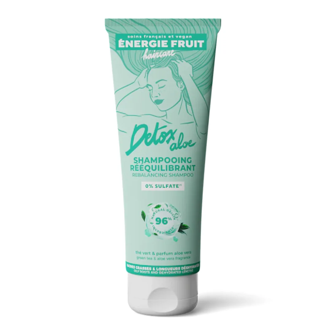 Sampon Detoxifiant Pentru Par Gras Cu Ceai Verde 250 Ml, Energie Fruit