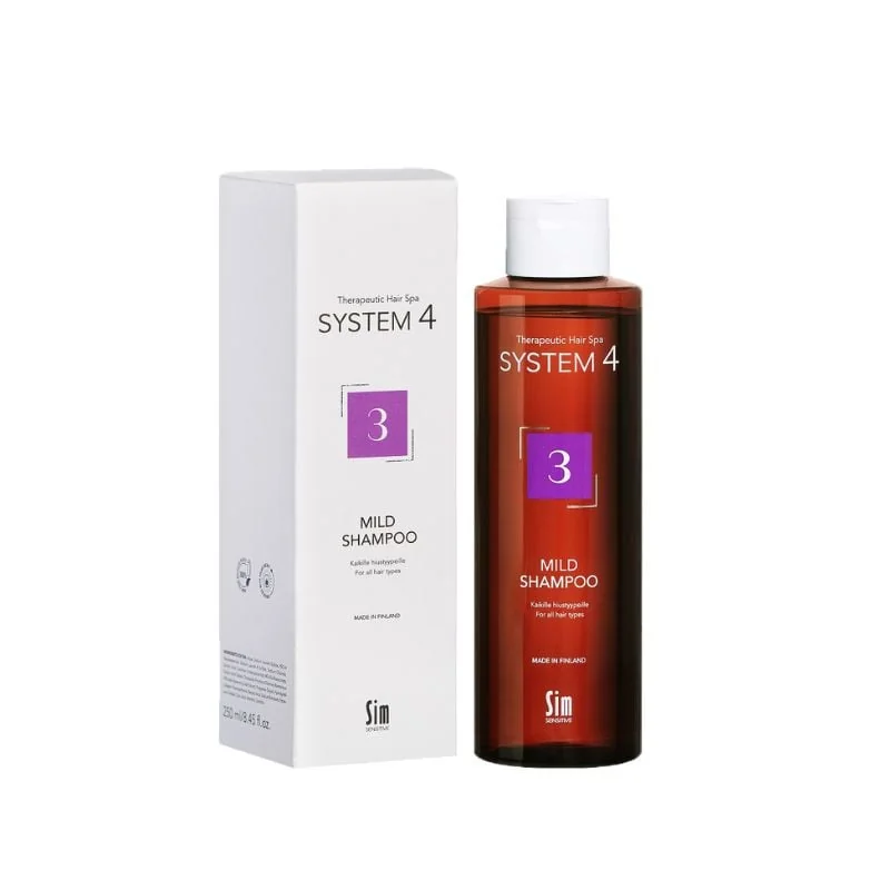 Sampon Delicat 3 Calmant Pentru Scalp Sensibil System 4, 250 Ml, Sim Sensitive