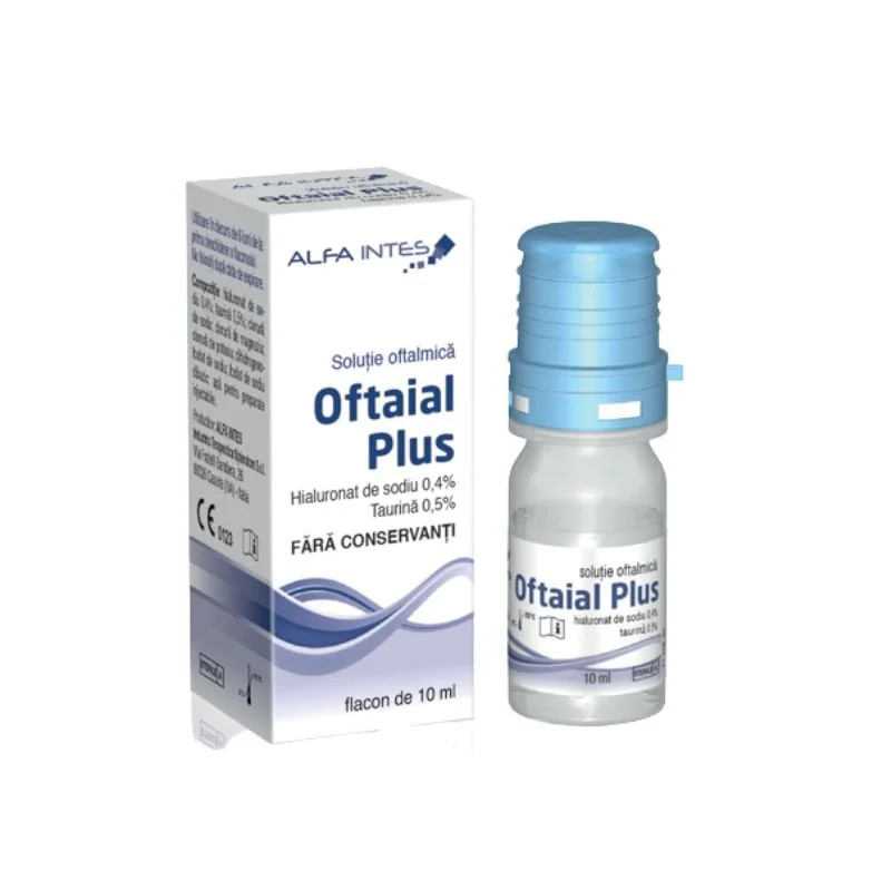 Solutie Oftalmica Oftaial Plus, 10ml, Alfa Intes