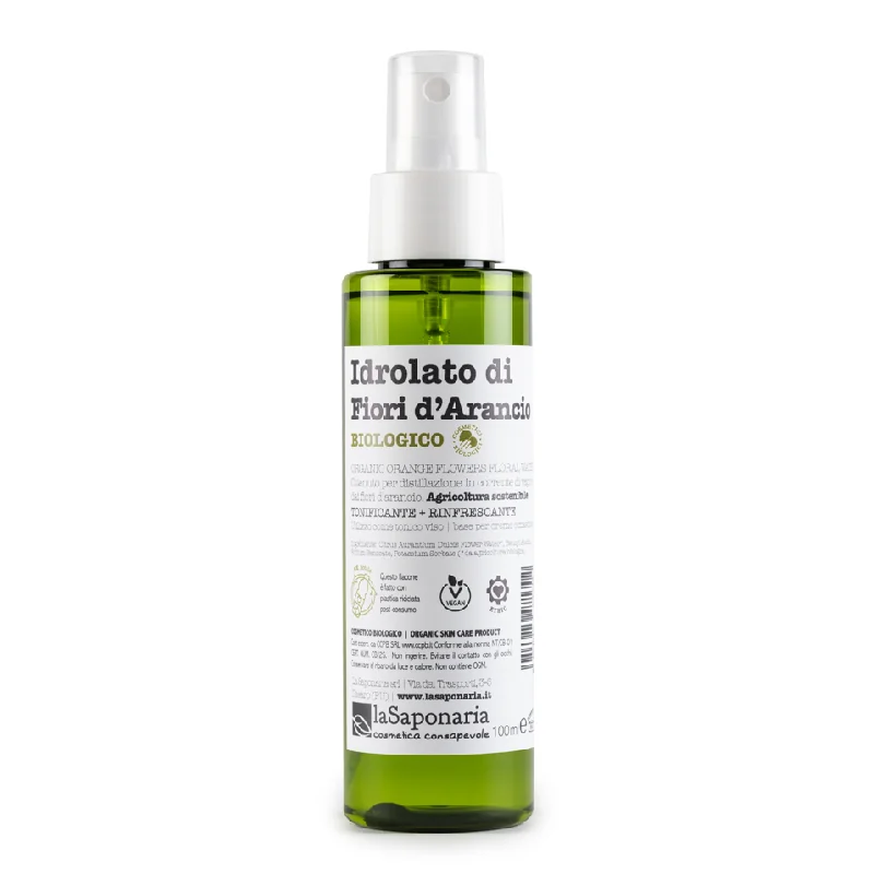 Hidrolat Bio Regenerant Cu Floare De Portocal, 100ml, La Saponaria