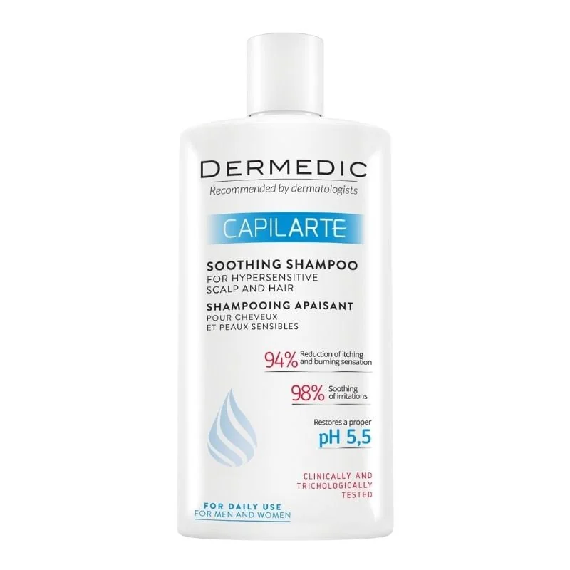 Sampon Calmant Pentru Scalp Si Par Hipersensibil Capilarte, 300 Ml, Dermedic
