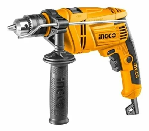 Masina de gaurit Bormasina 710W cu Impact Mandrina cu Cheie Ingco ID7108