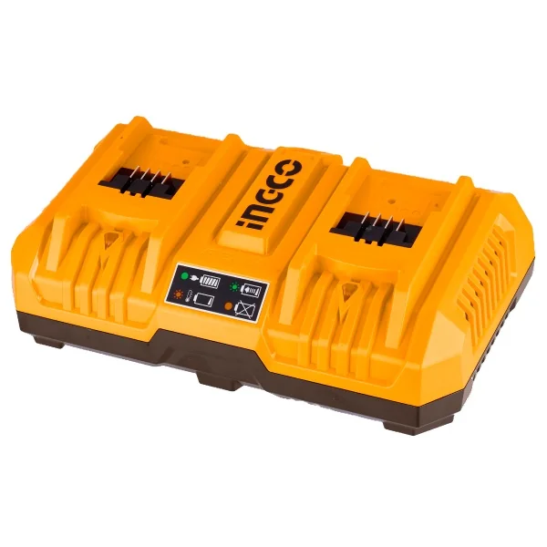 Incarcator rapid Dublu 8A acumulator P20S - Ingco FCLI2082
