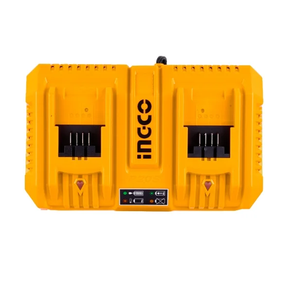 Incarcator rapid Dublu 8A acumulator P20S - Ingco FCLI2082