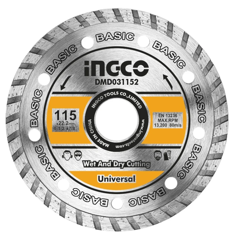 Disc Diamantat Turbo 115xmmX7,5mm INGCO DMD031152