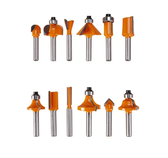 Set Freza Lemn 12 buc 8 mm Evotools 681454
