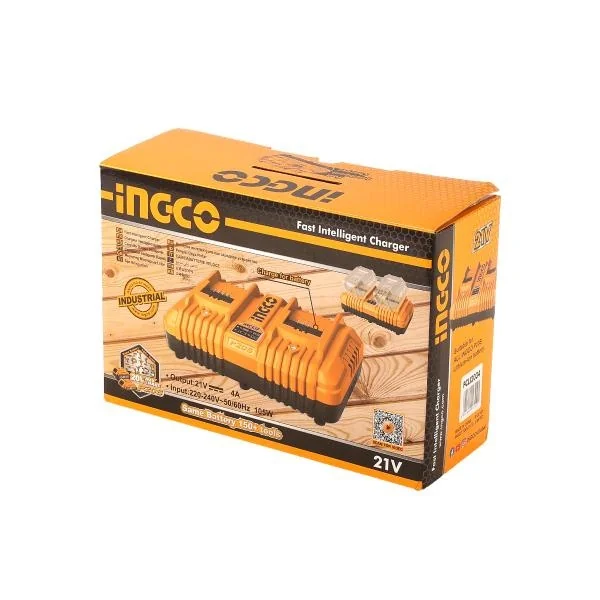 Incarcator Dublu 20V 4Ah P20S Ingco FCLI2034E