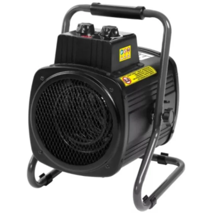 Aeroterma electrica BK98412 Breckner Germany AE 2.4-M, 2.4 kW, 3 trepte putere, debit aer 233 mc/h, termostat reglabil