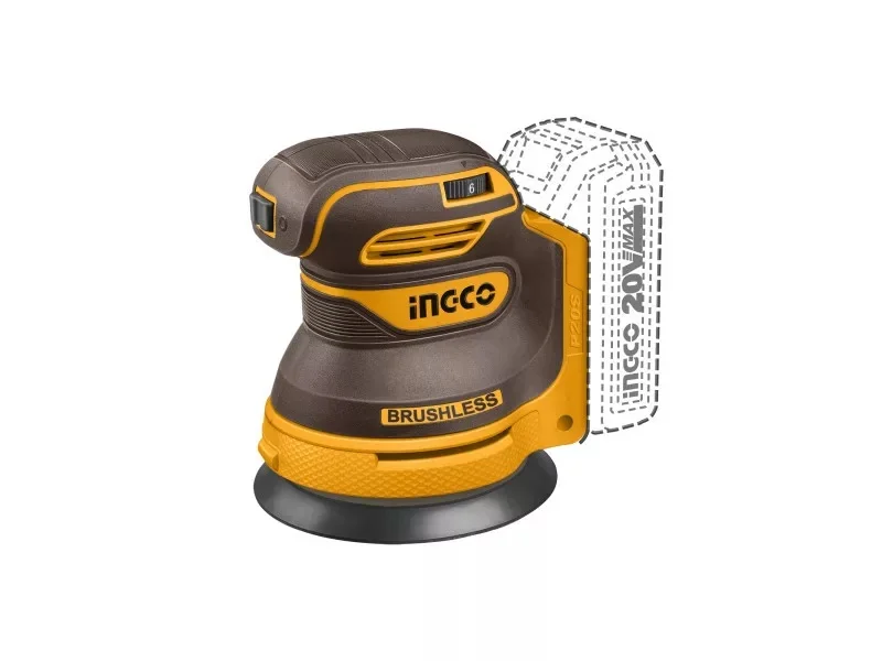 Slefuitor Orbital 20V 125mm CROSLI2002 – 8000-13000 rpm, Viteza Variabila, Talpa 125mm, Fara Acumulator si Incarcator