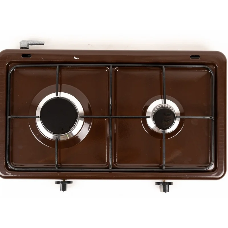 Aragaz 2 arzatoare 1.5KW, 50x36 cm, 1.5kw Maro, NURGAZ