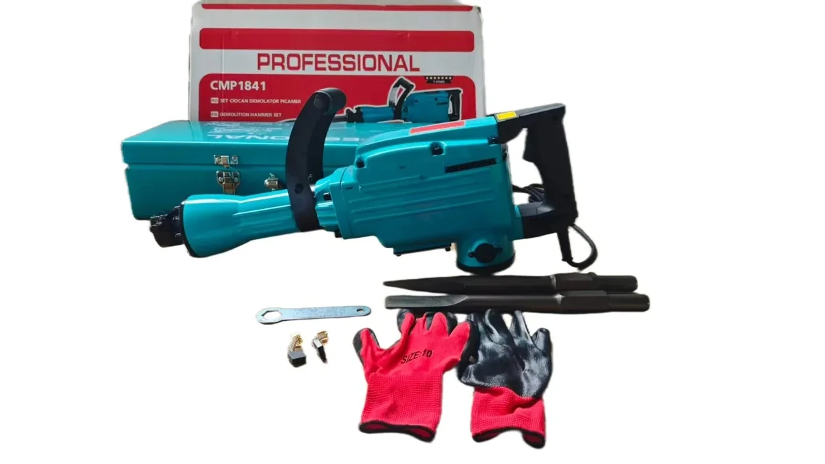 Ciocan Demolator picamer 3500w, 60j, 1400rpm, 16kg, sds-hex 65mm, maner anti-vibratii CAMPION PROFESSIONAL CMP1841`